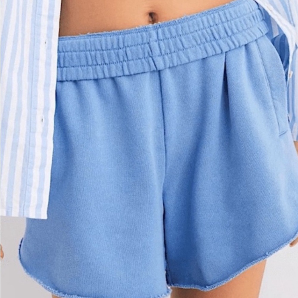 Aerie On My Way! High Waisted Short Blue